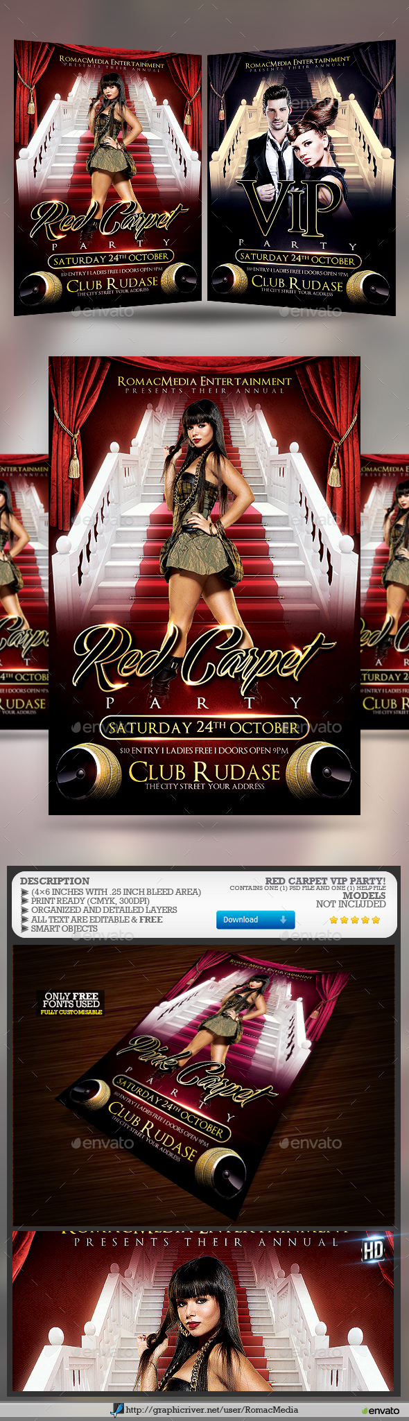 Red Carpet VIP Party - Clubs & Parties Events