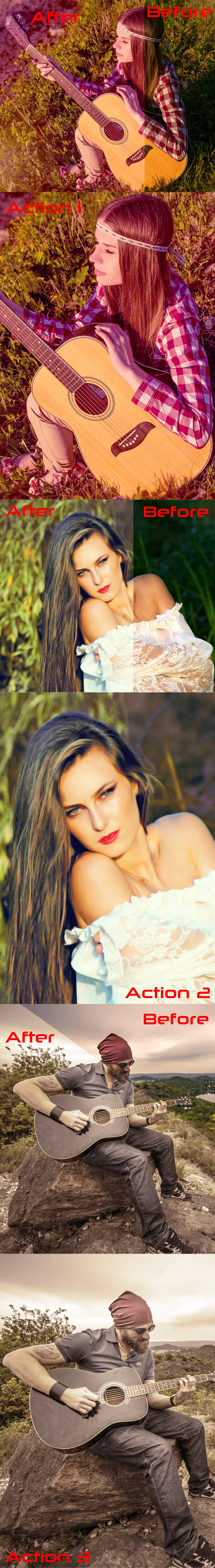 Soft Color Effect - Actions Photoshop