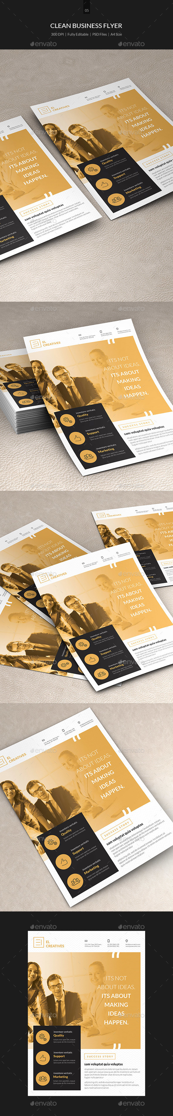 Clean Business Flyer - 05 - Corporate Flyers
