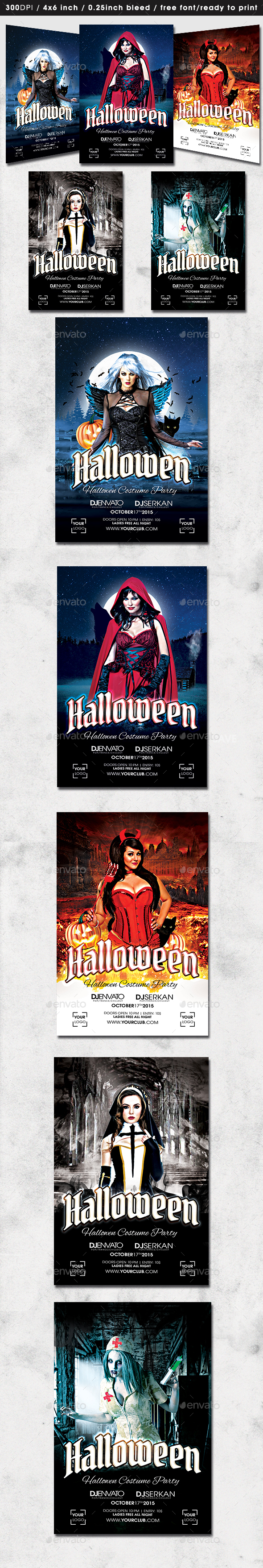 5 Halloween Flyer