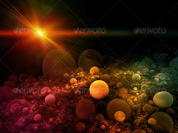 Sphere Field Background - Abstract Backgrounds