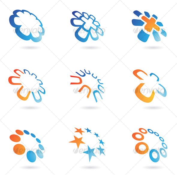 distorted icons - Abstract Icons