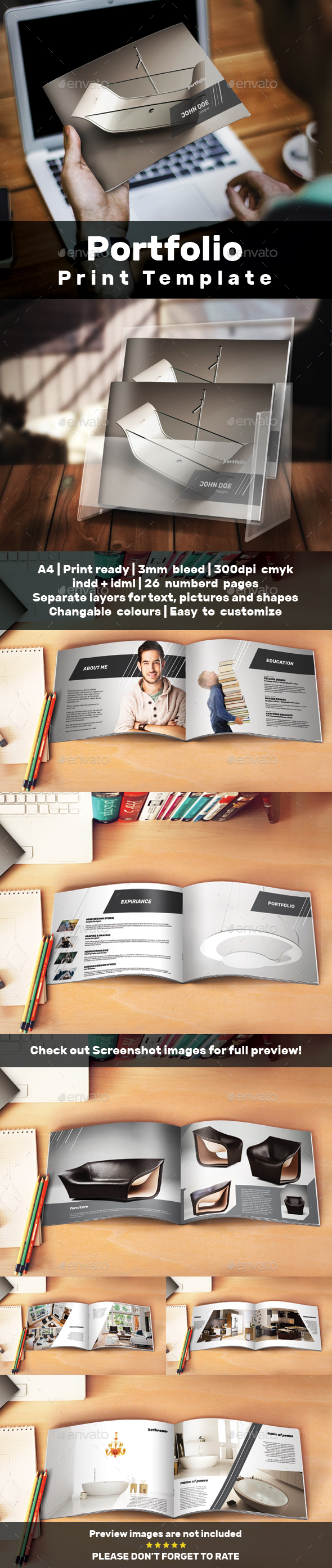Portfolio Presentation Template - Portfolio Brochures