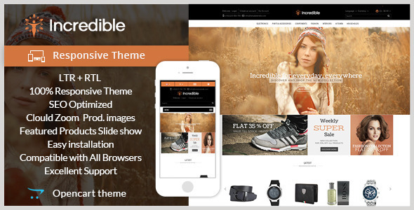 Incredible - Opencart Responsive Theme