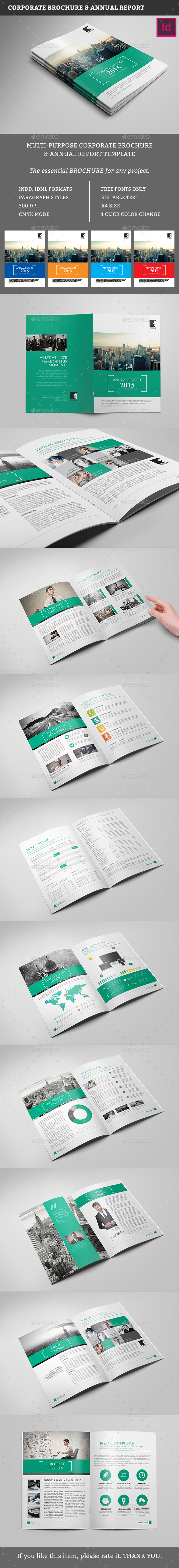Multipurpose Business Brochure Template - Corporate Brochures