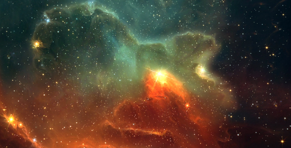 Space Nebulae Flight Looped Background by Graphics-Tech ...