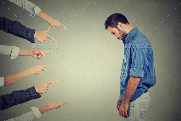 Menacing Man Points His Finger at You Stock Photo - Alamy