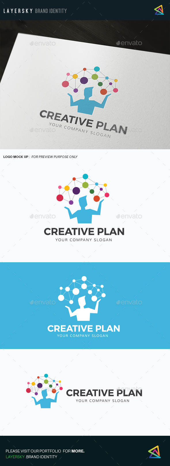 Creative Planning - Humans Logo Templates