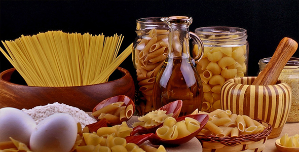 Different Types of Pasta and Ingredients
