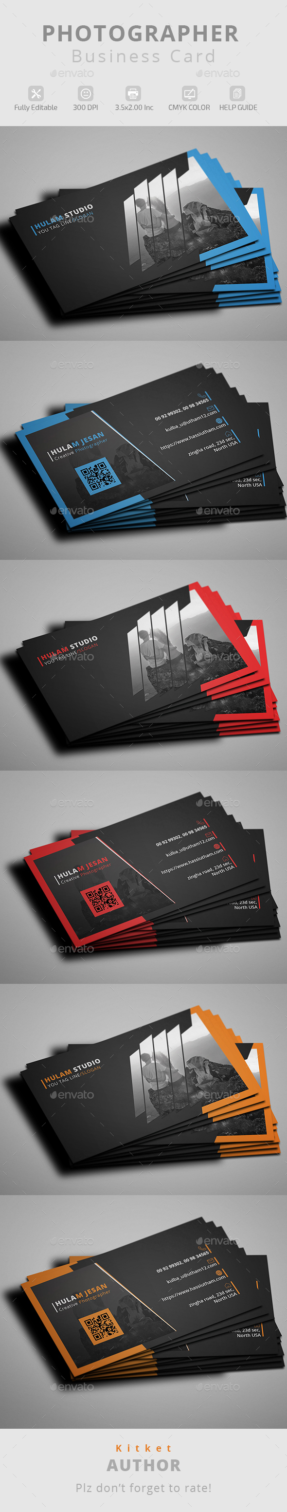 Photographer Business Card - Corporate Business Cards