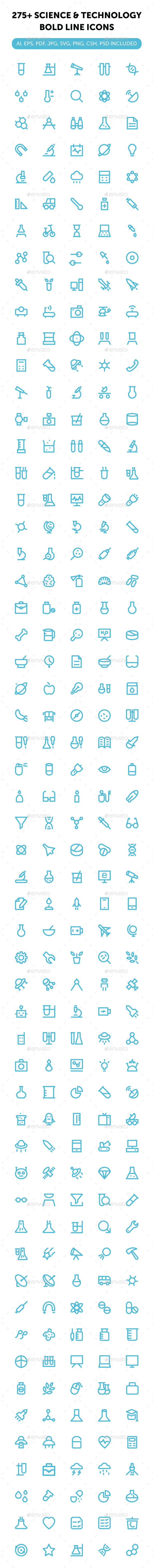 275+ Science and Technology Icons - Icons