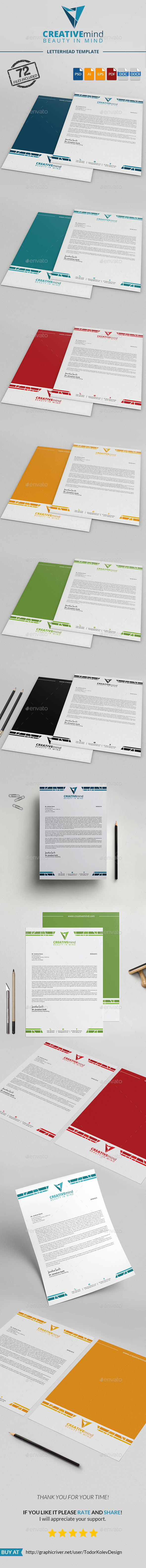 Letterhead - Stationery Print Templates