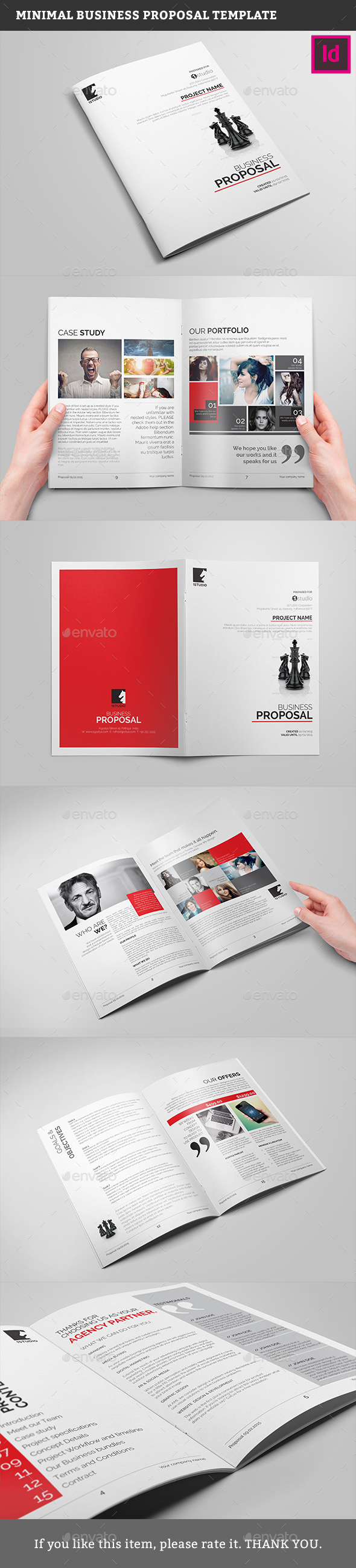 Minimal Business Proposal Template - Proposals & Invoices Stationery