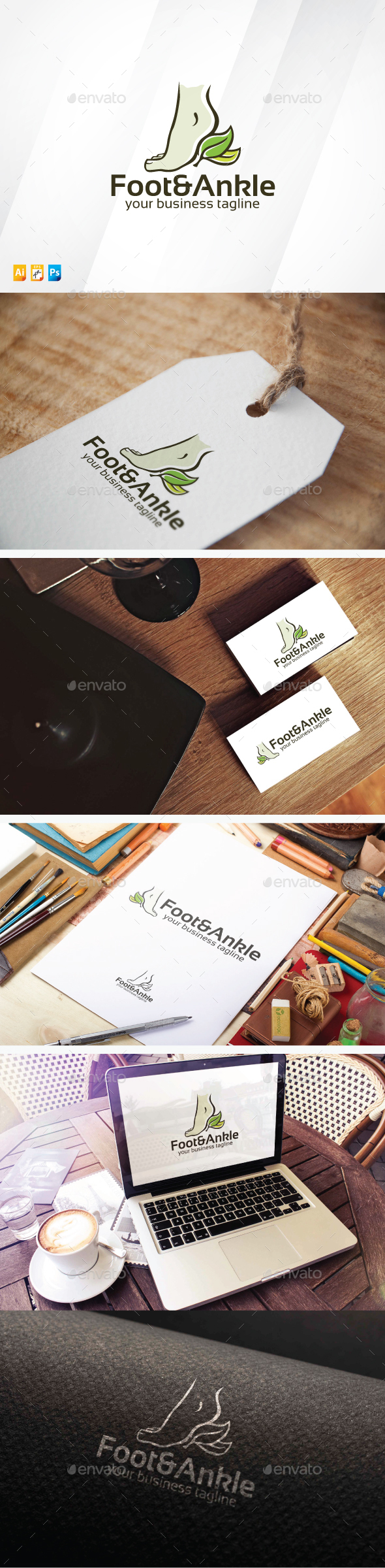 Foot Logo - Humans Logo Templates