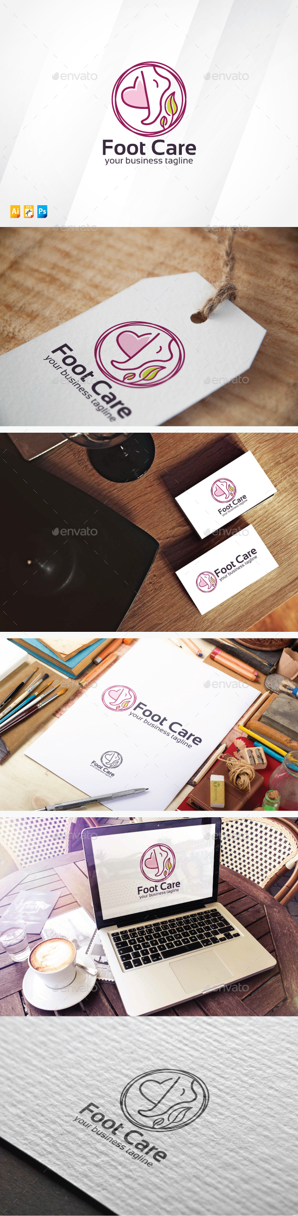 Foot Care Logo - Humans Logo Templates