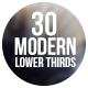 30 Modern Lower Thirds - VideoHive Item for Sale