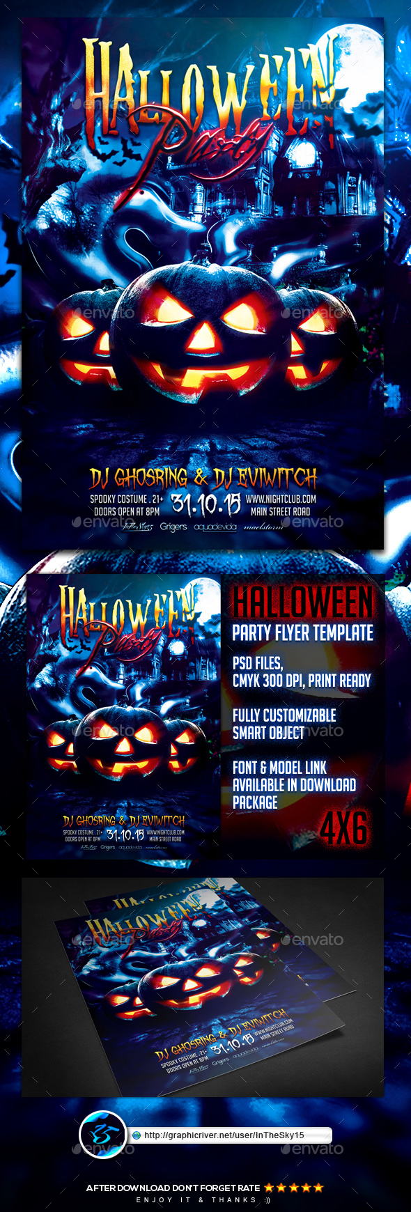 Halloween Party Flyer Template - Events Flyers