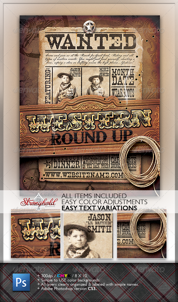 Wild West Event Flyer - Miscellaneous Events