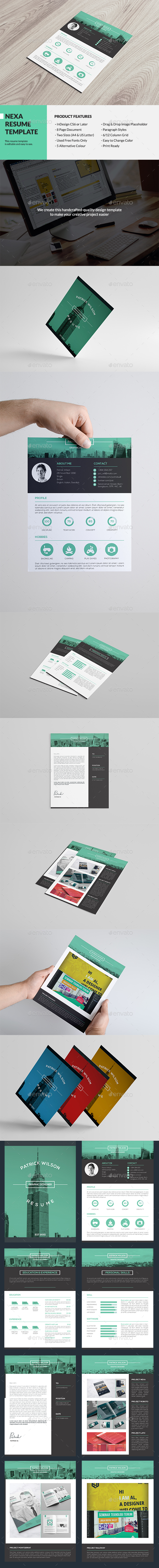 Nexa Resume Template - Resumes Stationery