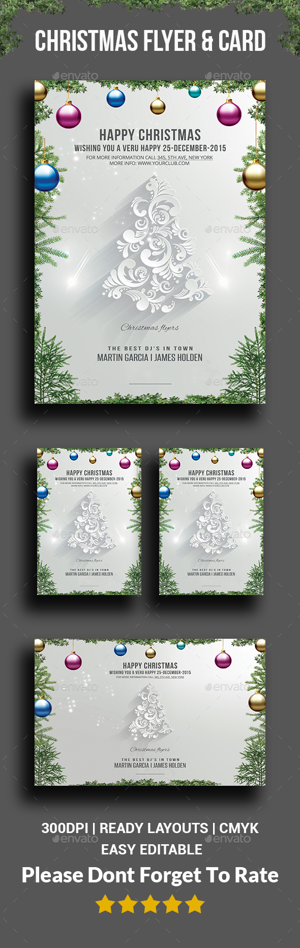 Christmas flyers & card - Events Flyers
