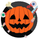 Flat Halloween Transitions - VideoHive Item for Sale