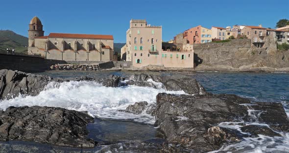 Collioure,Pyrenees Orientales department, Occitanie, France alt