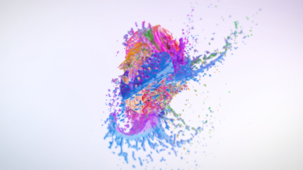 Colorful Splash Logo - VideoHive 13335022