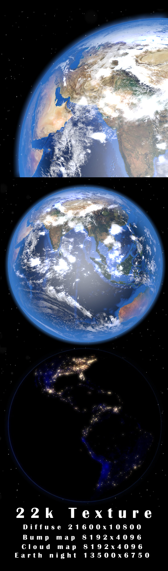 Realistic Earth - 3Docean 13336830