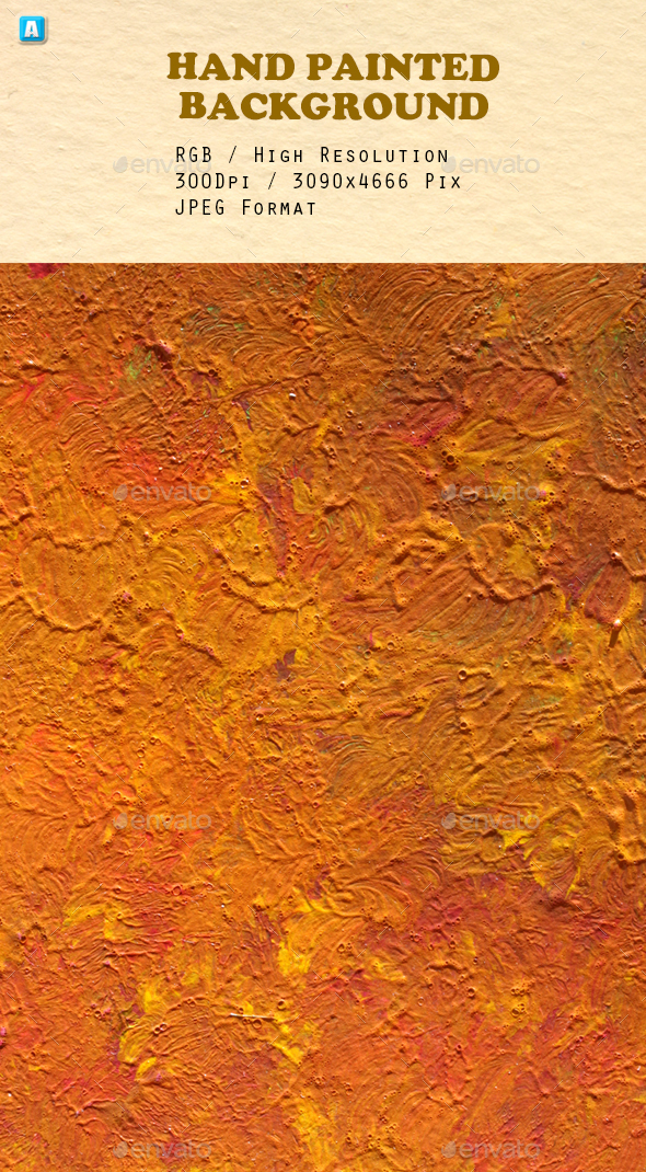 Hand Painted Background 0201 - Art Textures