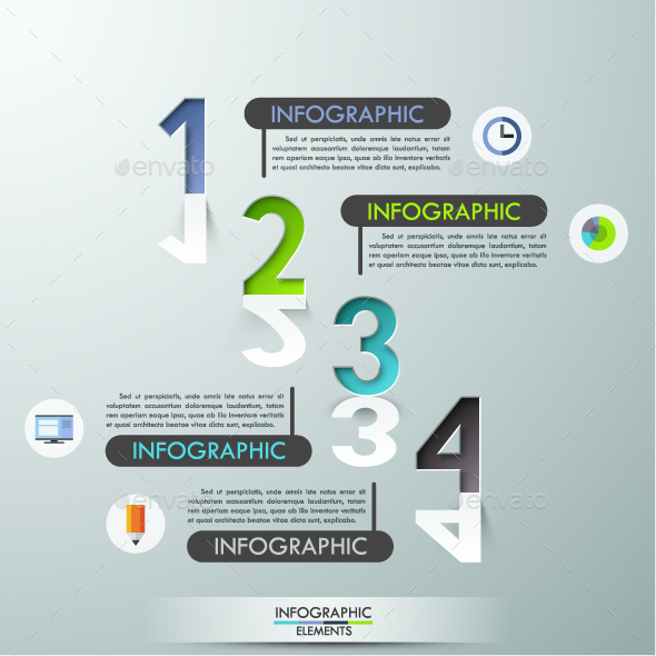 Modern Infographics Paper Template