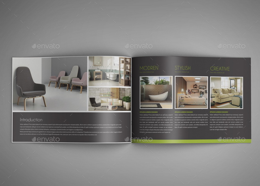 Furniture Products Catalog Brochure 16 Pages, Print Templates