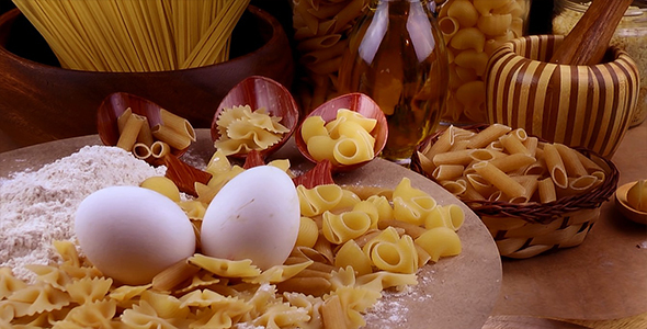 Eggs Pasta and Ingredients 3