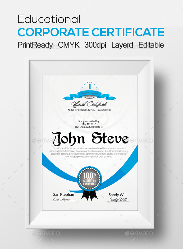 Certificate Template - Certificates Stationery