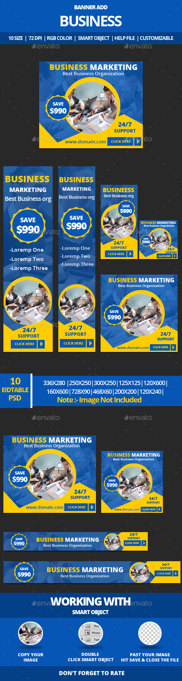 Business Banner - Banners & Ads Web Elements