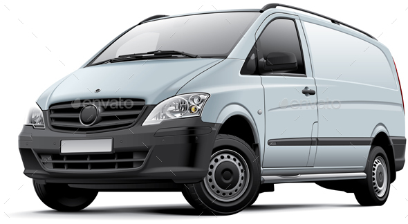 European Light Van - Man-made Objects Objects