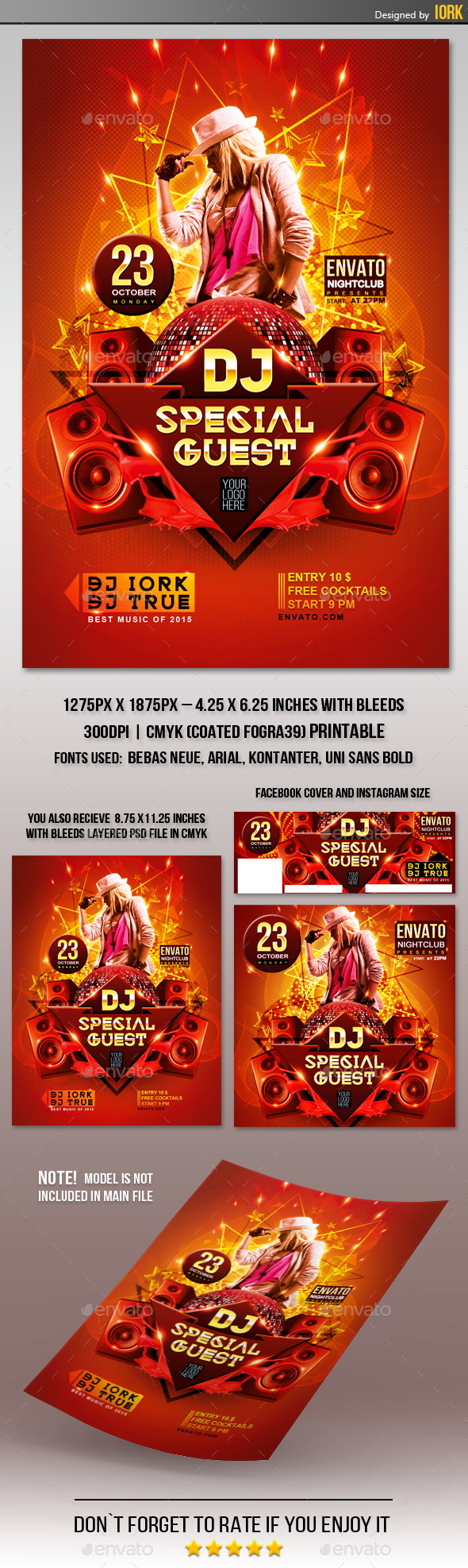 Dj Guest Party Flyer - Clubs & Parties Events