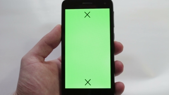 Smartphone Touch Gestures Green Screen 113