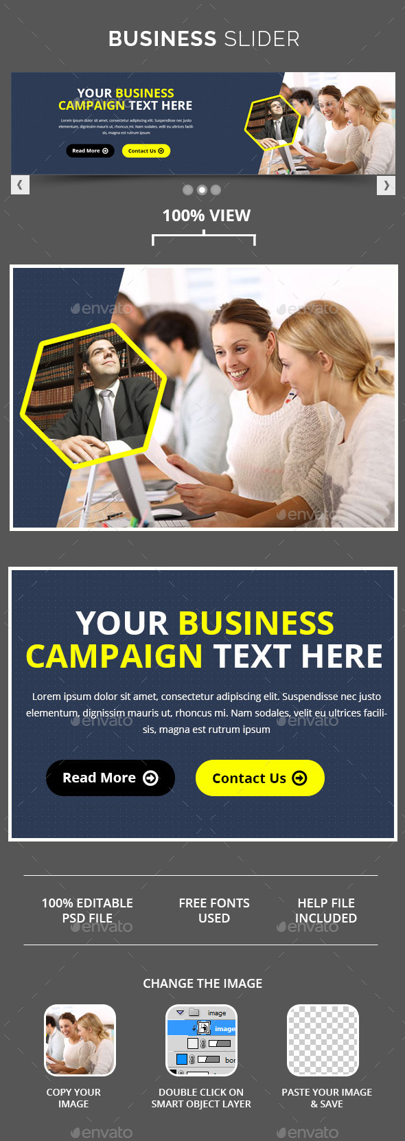 Business Slider V6 - Sliders & Features Web Elements