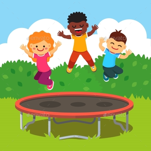 Children Having Fun - Sports/Activity Conceptual