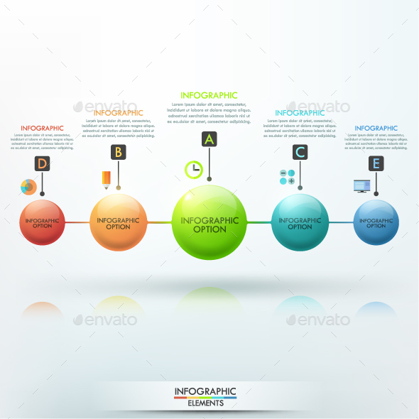 Modern Infographic Options Template - Infographics