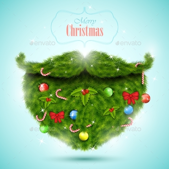 Christmas Greeting Card Vector Illustration - Christmas Seasons/Holidays