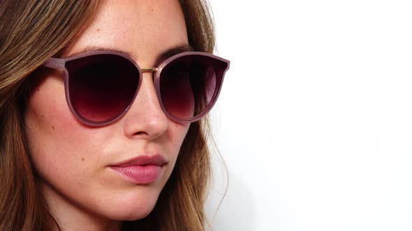 Beautiful Brunette in Sunglasses