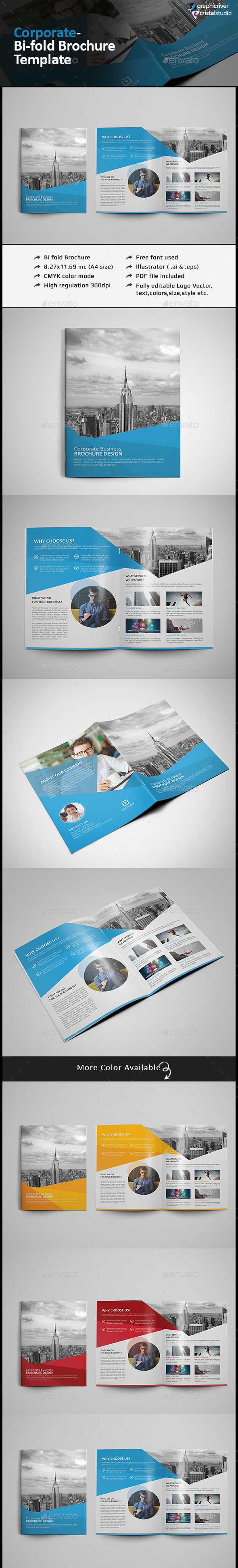 Bi Fold Brochure- Multipurpose - Corporate Brochures