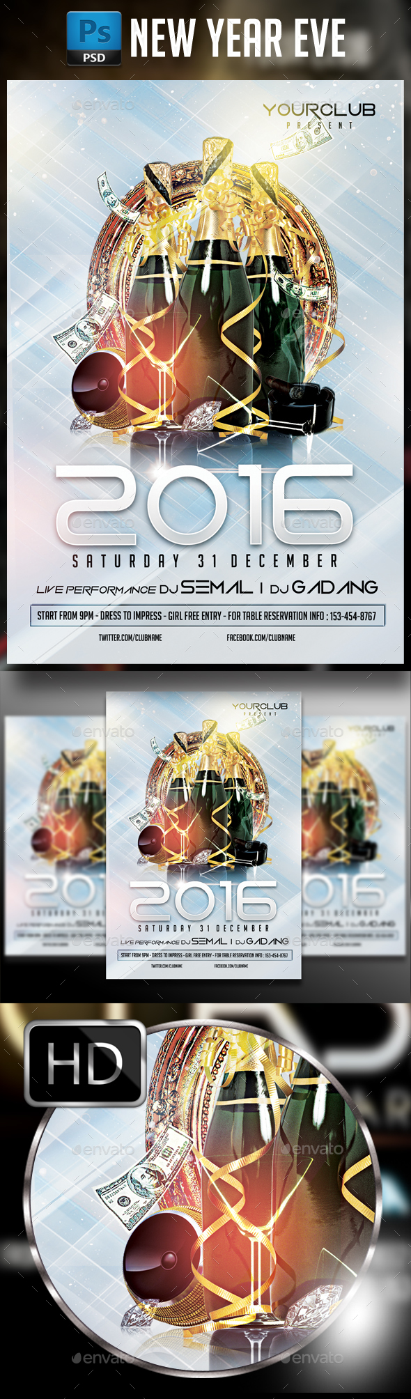 New Year Party #4 - Events Flyers