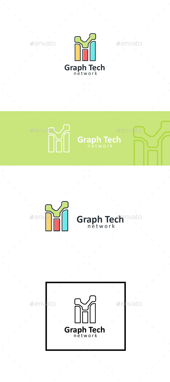 Technology Graph - Symbols Logo Templates