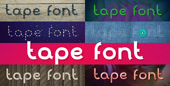 Ribbon Font Constructor - VideoHive 13354956