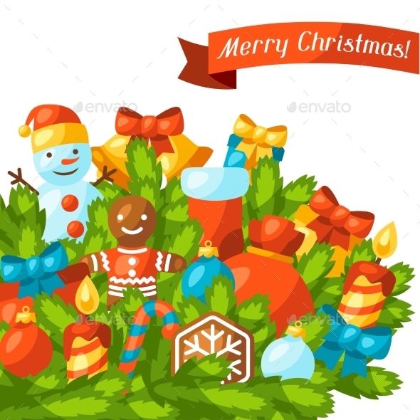 Merry Christmas Holiday Greeting Card - Christmas Seasons/Holidays