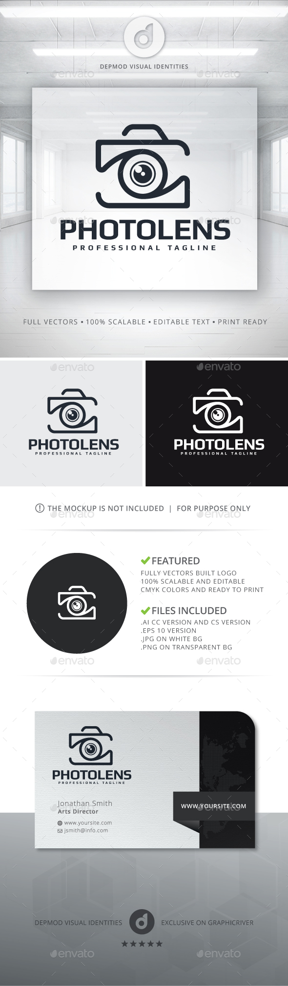 Photo Lens Logo - Objects Logo Templates