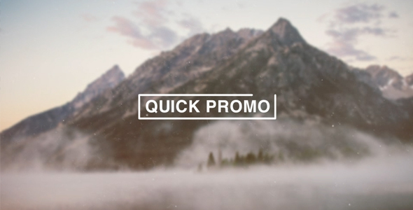 Quick Promo - VideoHive 13358666