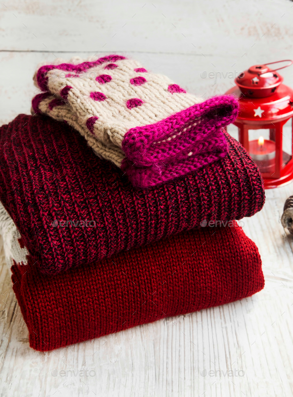 Cozy Woolen Sweaters and Hand Warmers for Winter Time